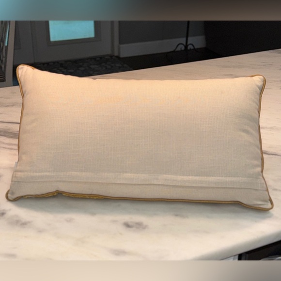 Shabby Chic Pillow Sunflower Beaded Embroidered Floral Boho Cottagecore - Picture 2 of 6